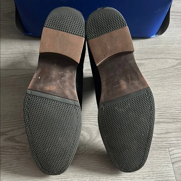 Men's Black Suede Chelsea Boots - Picture 6 of 9